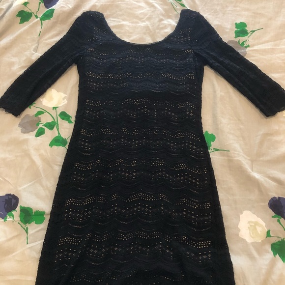 DENIM AND SUPPLY: LACEY BLACK DRESS - Picture 2 of 6